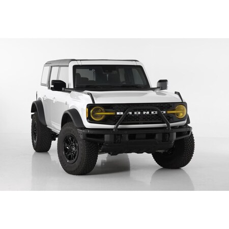 Gt Styling GT2160Y Headlight Cover Kit Fits for 2021-2022 Ford Bronco - Transparent Yellow - 4 Piece G49-GT2160Y
